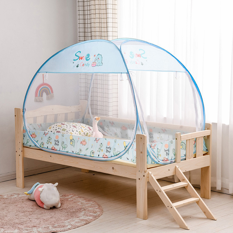 Outdoor Tent Playhouse - Jurte Kinder Moskitonetz Doppeltüren Schattierung Anti-fallen