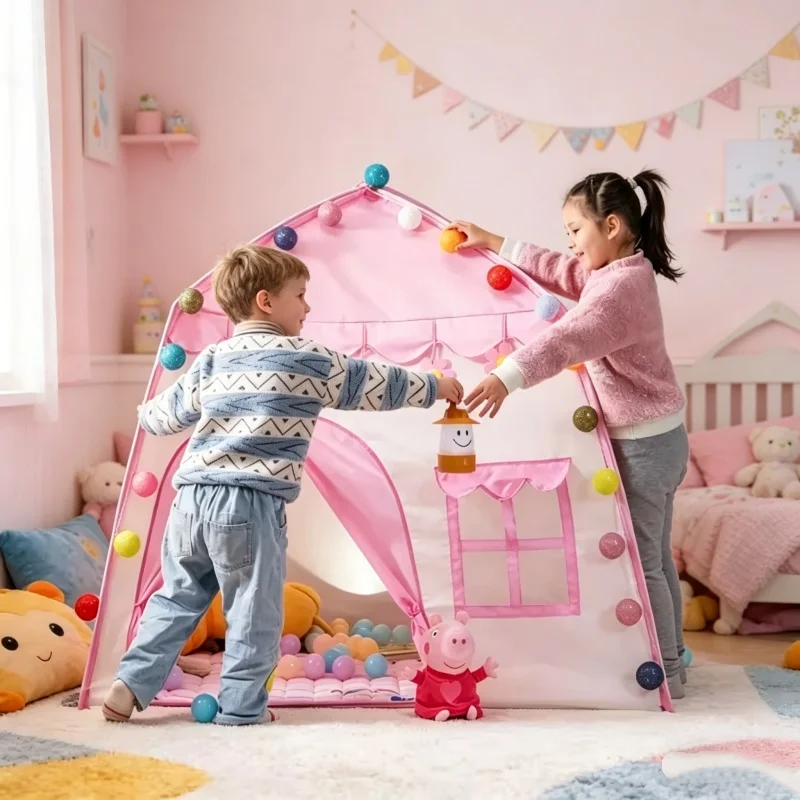 Outdoor Tent Playhouse - Tragbares Weltraum-Spielzelt für Kinder, Aktivitätshaus, Bällebad,