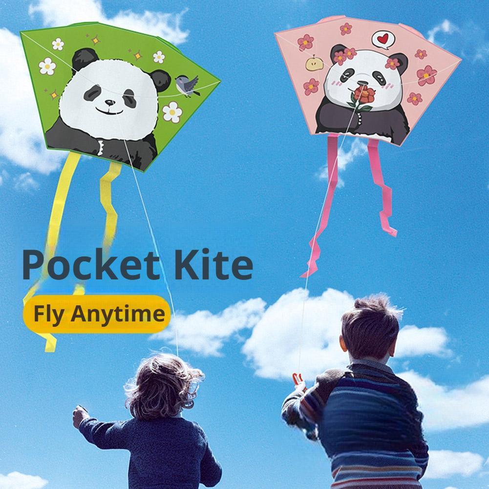 Kite Easy Fly Kids - Taschen-Drachen Mini Cartoon Panda Hase Weicher