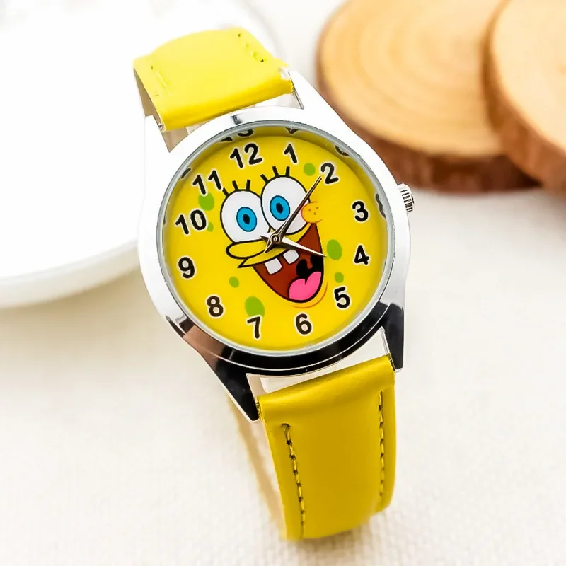 Kids Outdoor Kitchen Accessories - Cartoon SpongeBob Kinder-Quarzarmbanduhren Patrick Star Anime-Uhren