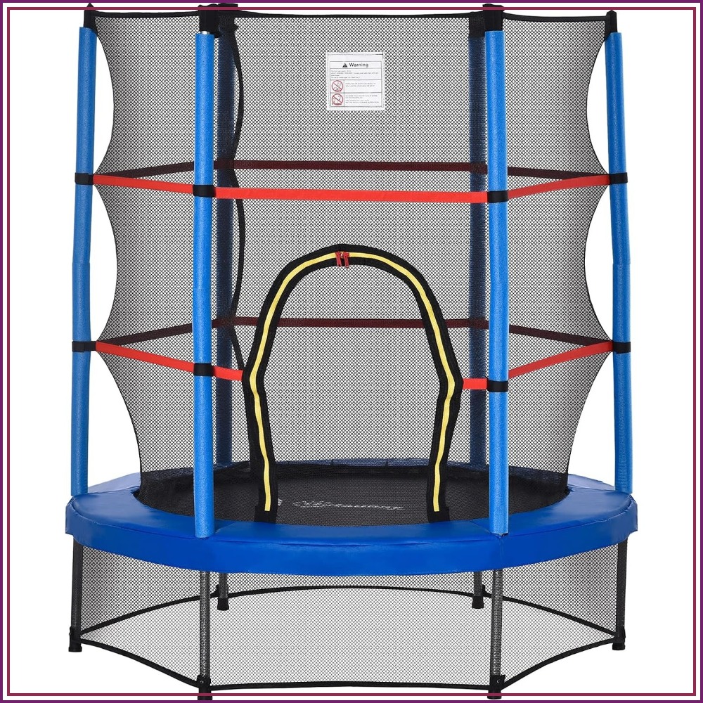 Kids Outdoor Trampoline - 55-Zoll-Mini-Trampolin für Kinder von 3-6 Jahren,