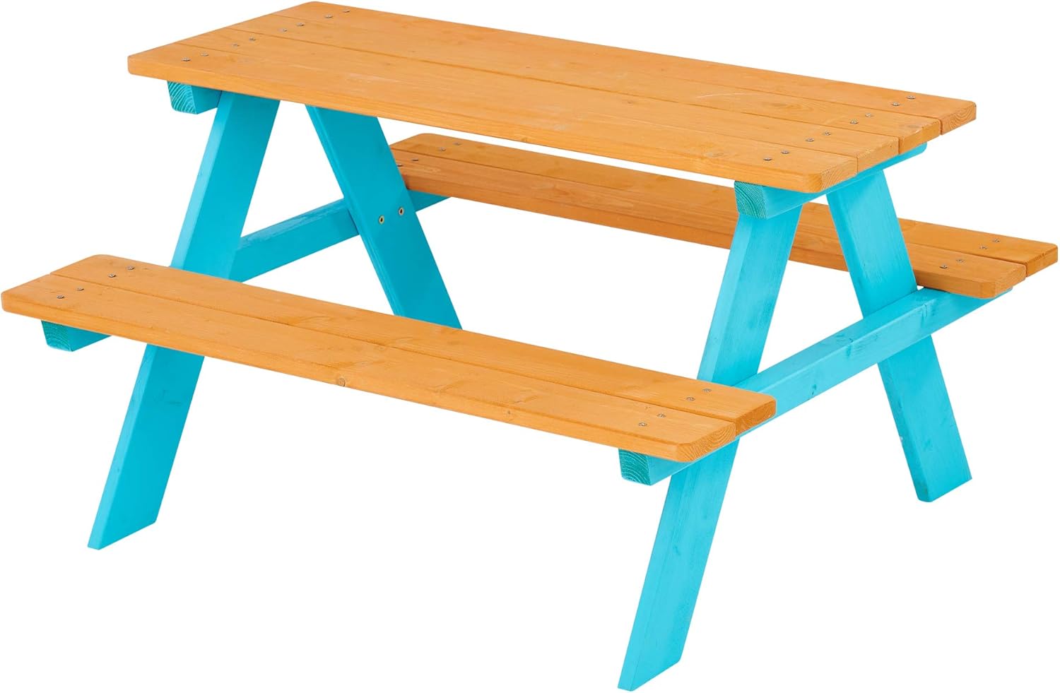 Kids Outdoor Bench Table - Z-CREAT Kinder-Picknicktisch- und Stuhl-Set aus Holz