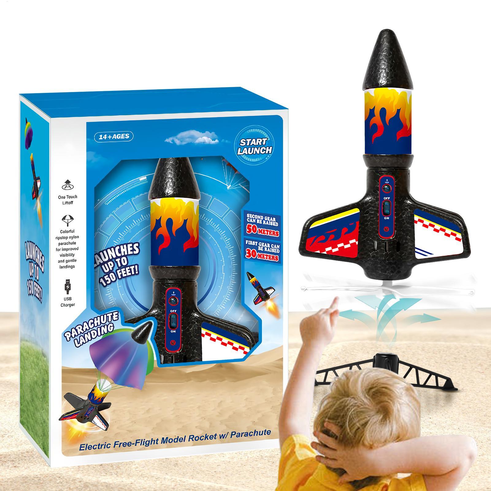 Kids Outdoor Learning Activities - Raketenspielzeug für Kinder, das Rakete mit
