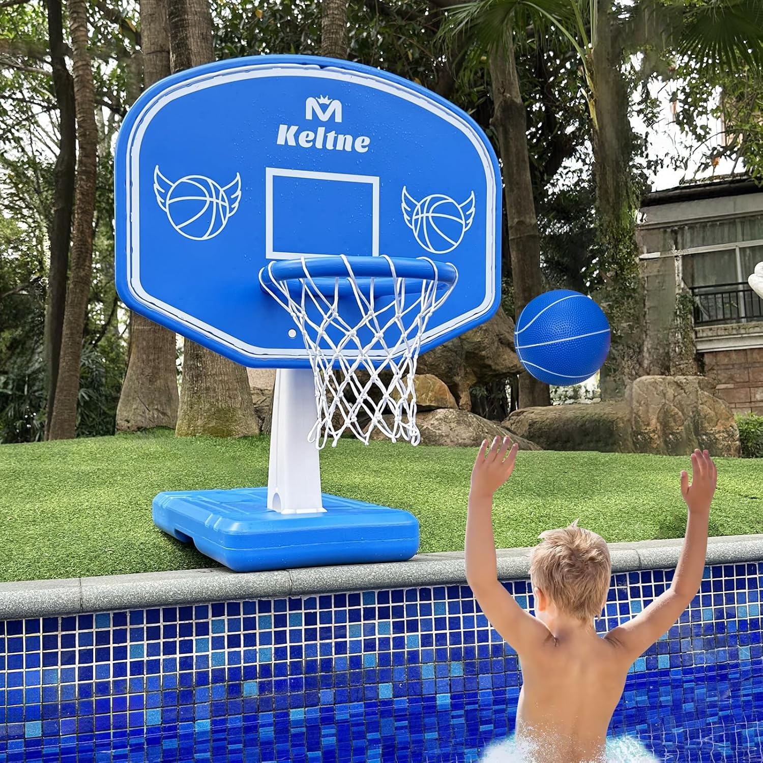 Kids Outdoor Water - Großer Basketballkorb für den Pool mit