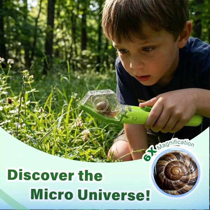 Kids Outdoor Education - Heiß begehrter Kinder-Insektenfänger mit Vergrößerungsglas, Lernspielzeug