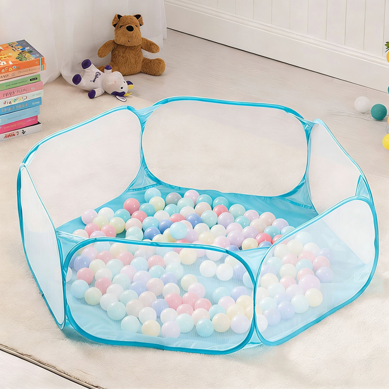 Outdoor Tent Playhouse - 1,2 m Ballpool, faltbar, tragbar, Spielplatz