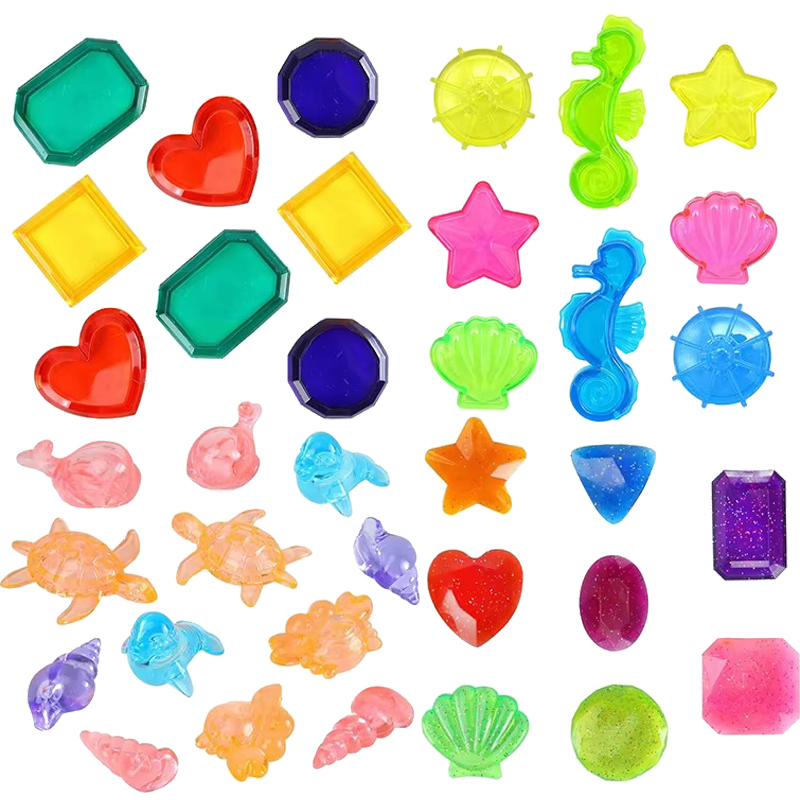 Kids Outdoor Activity Centre - Kinder Farbige Kunststoff Edelstein Spielzeug Tauchen