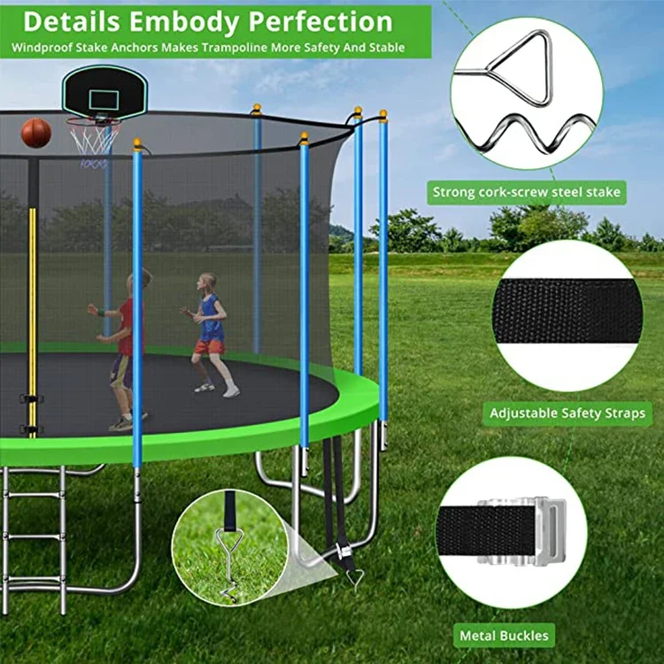 # Für 14 Fuß rundes, federlose – Kids Outdoor Trampoline Bewertung und Preis