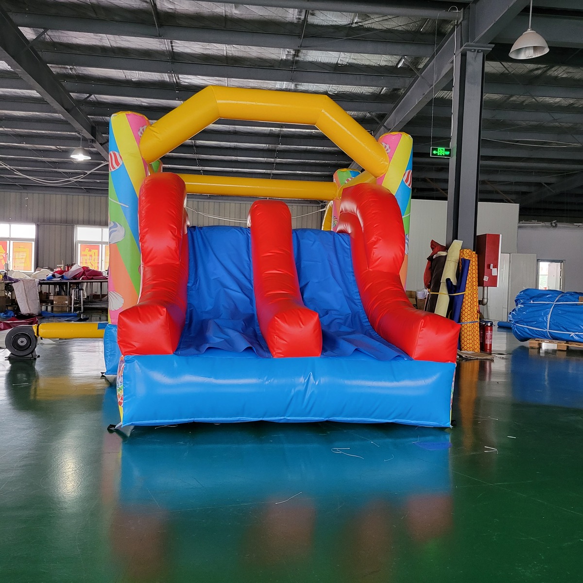 Kommerzielles PVC-Planen-Hüpfb – Kids Outdoor Trampoline Bewertung und Preis