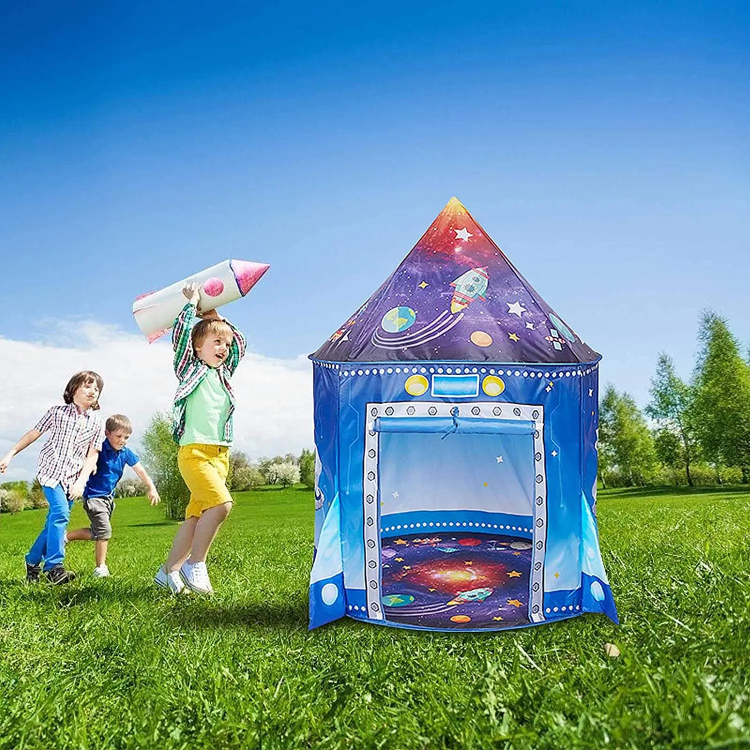 Raketen-Spielzelt für Kinder,  – Outdoor Tent Playhouse Bewertung und Preis