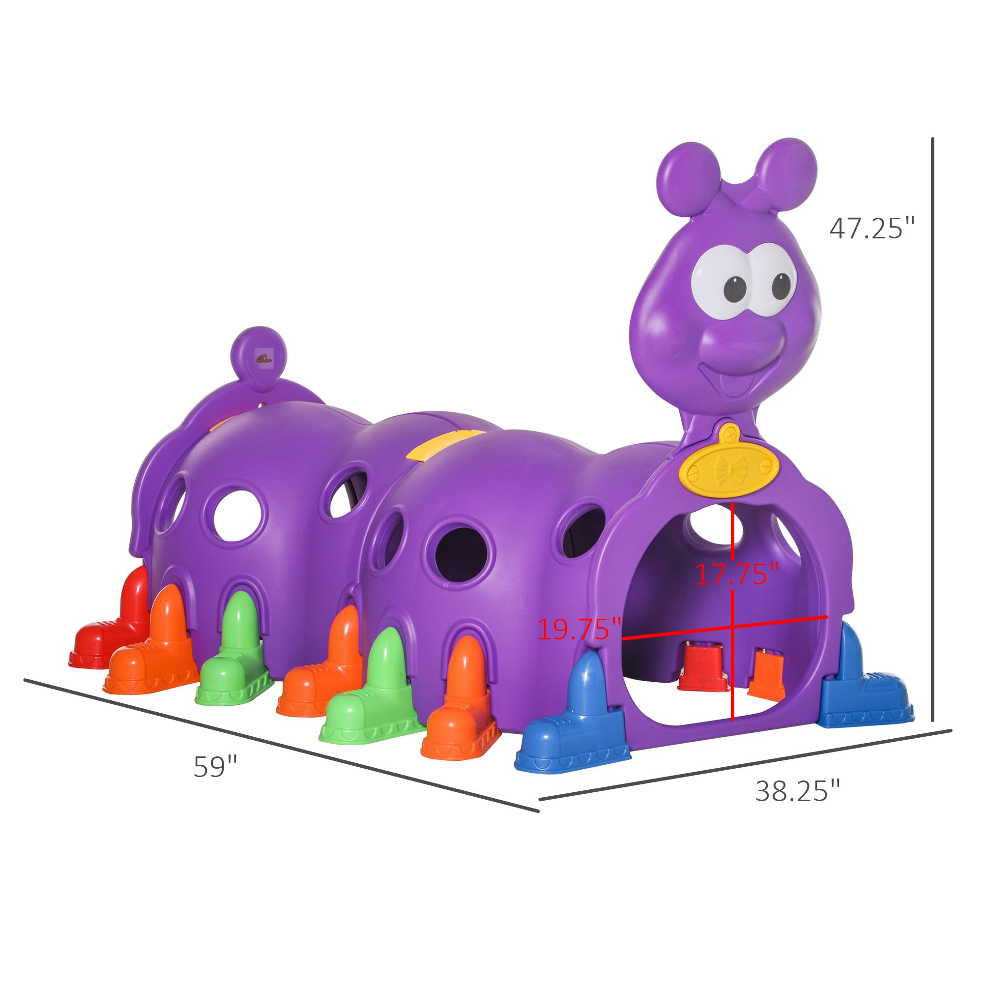 Kinder-Raupen-Klettertunnel Li – Kids Outdoor Climbing Structure Bewertung und Preis