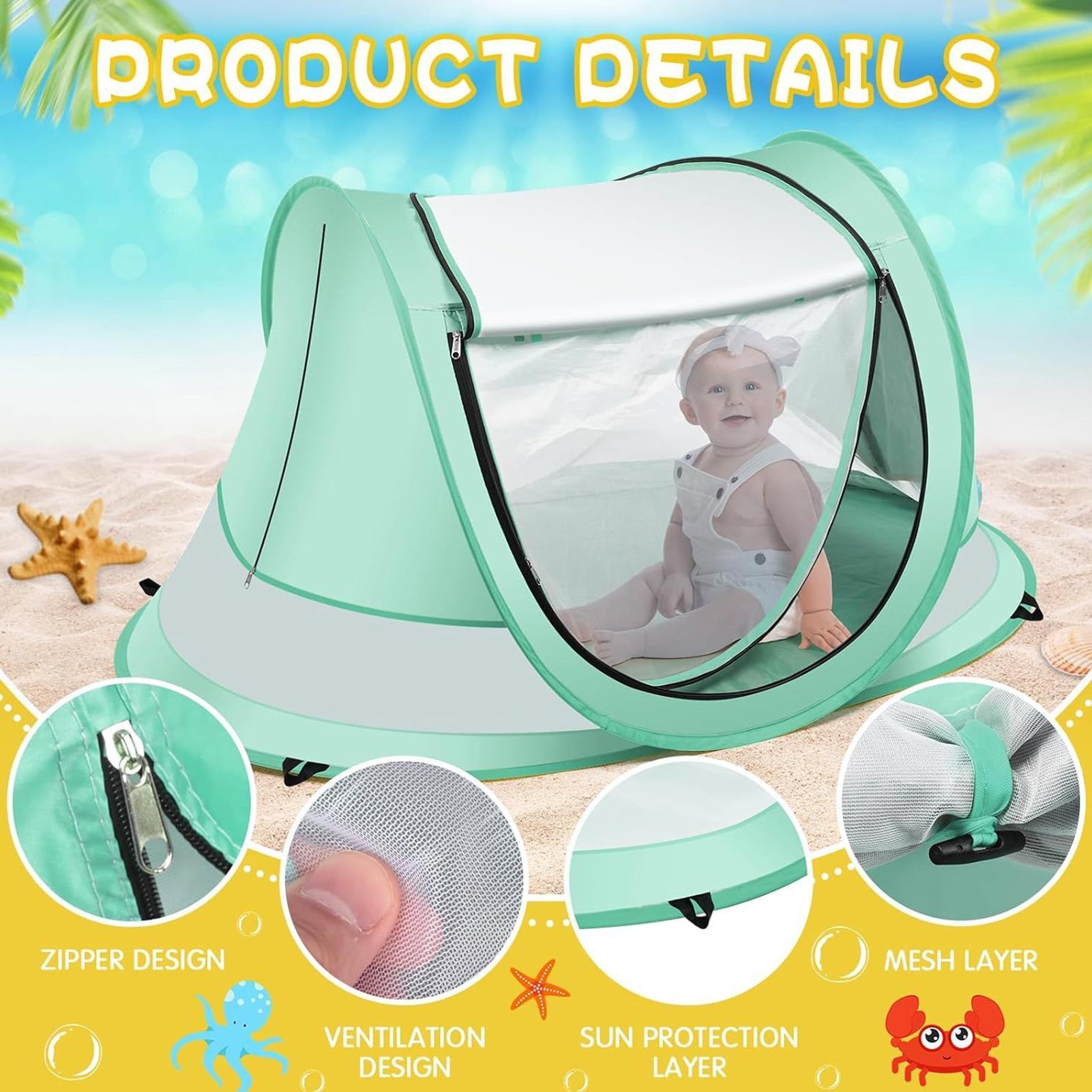 Baby-Strandzelt, tragbarer Son – Outdoor Tent Playhouse Bewertung und Preis