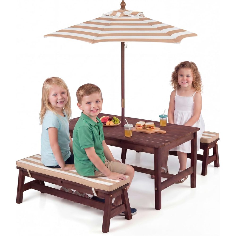 Kinder-Picknicktisch, große 42 – Kids Outdoor Bench Table Bewertung und Preis