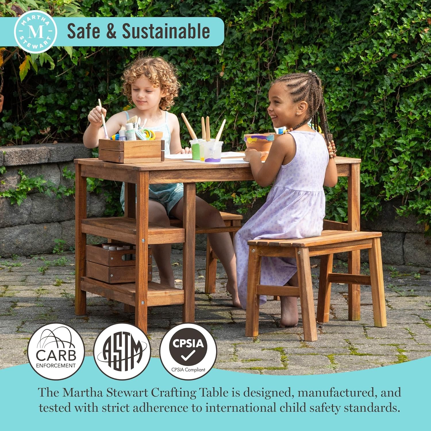 Kinder-Outdoor-Basteltisch und – Kids Outdoor Bench Table Bewertung und Preis