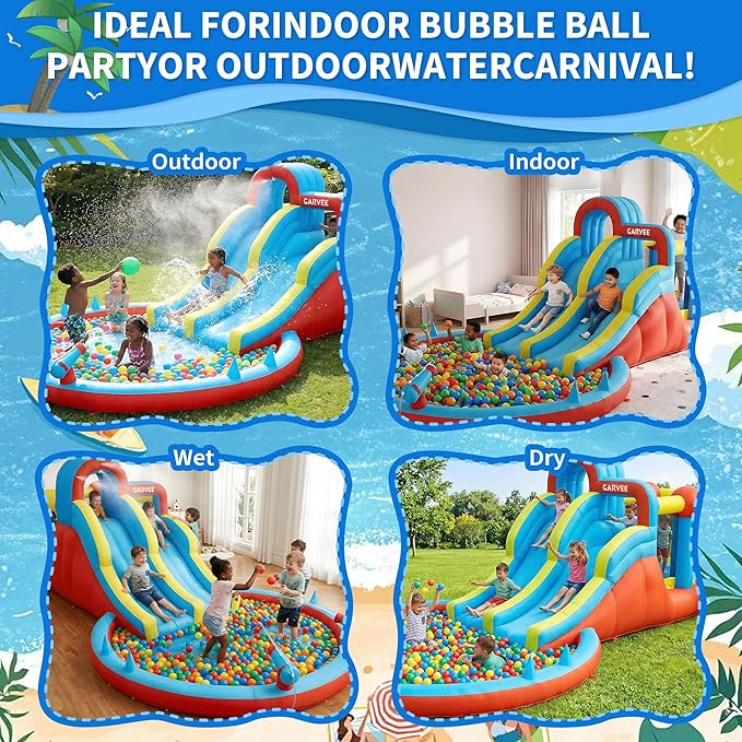 Ganzjähriger 8-in-1 aufblasbar – Kids Outdoor Water Bewertung und Preis
