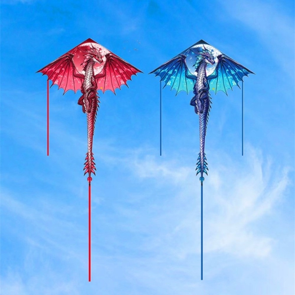 Luftschlangen-Drachen in Blau  – Kite Easy Fly Kids Bewertung und Preis