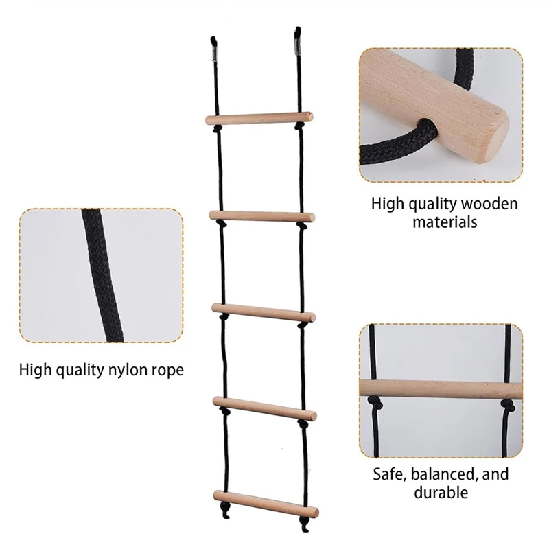 Kinder Klettern Seil Leiter Ho – Kids Outdoor Climbing Structure Bewertung und Preis