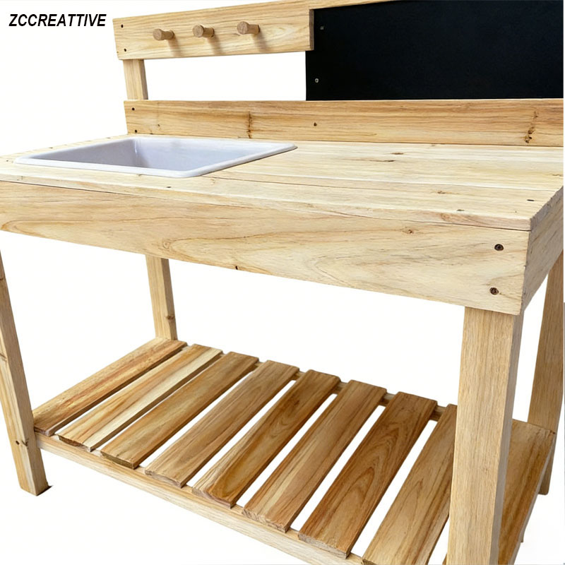 ZCCREATTIVE Kinder-Holz-Pflanz – Kids Outdoor Bench Table Bewertung und Preis