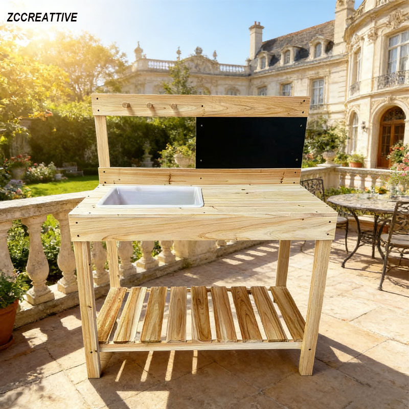 ZCCREATTIVE Kinder-Holz-Pflanz – Kids Outdoor Bench Table Bewertung und Preis
