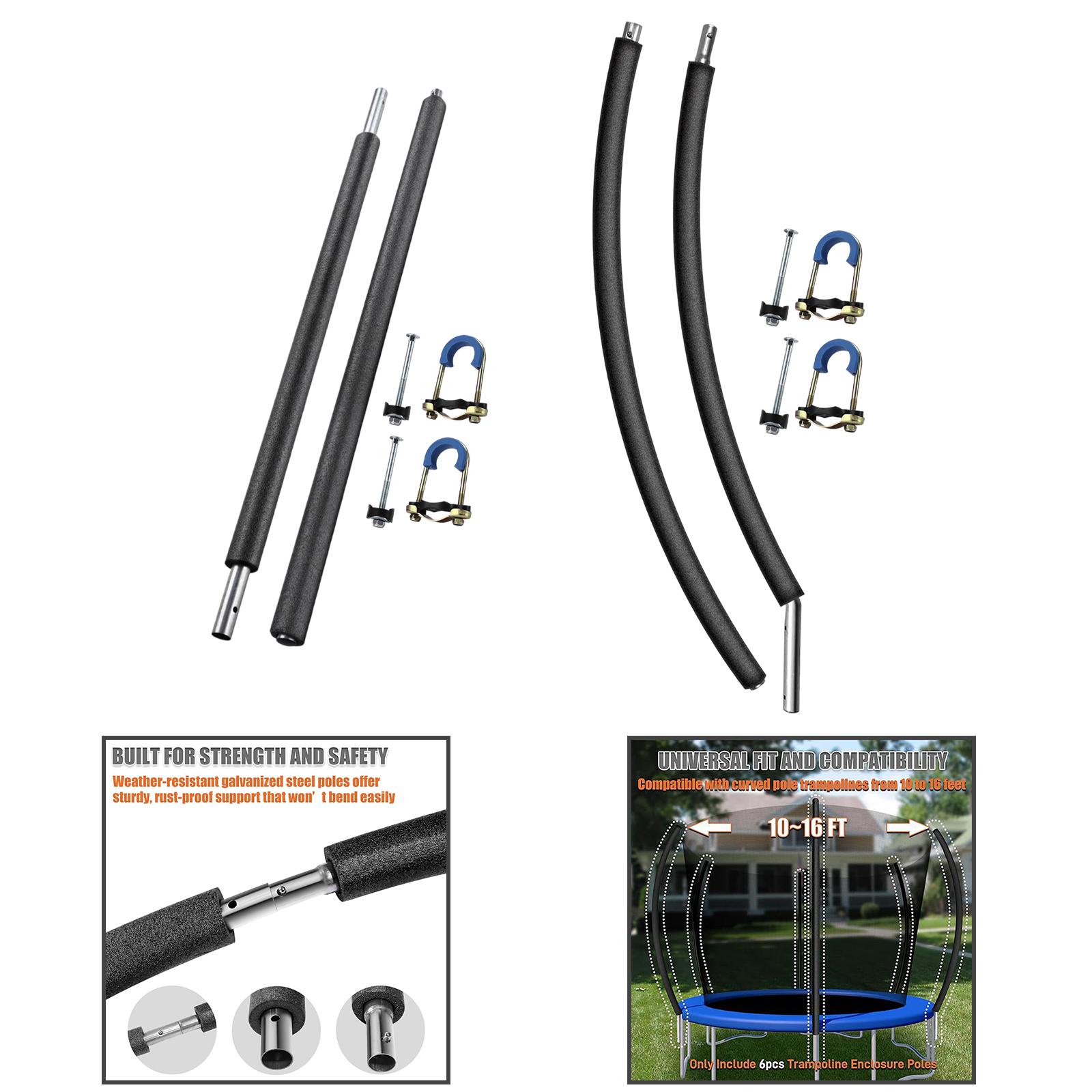 Zweiteilige Trampolin-Stangen  – Kids Outdoor Trampoline Bewertung und Preis