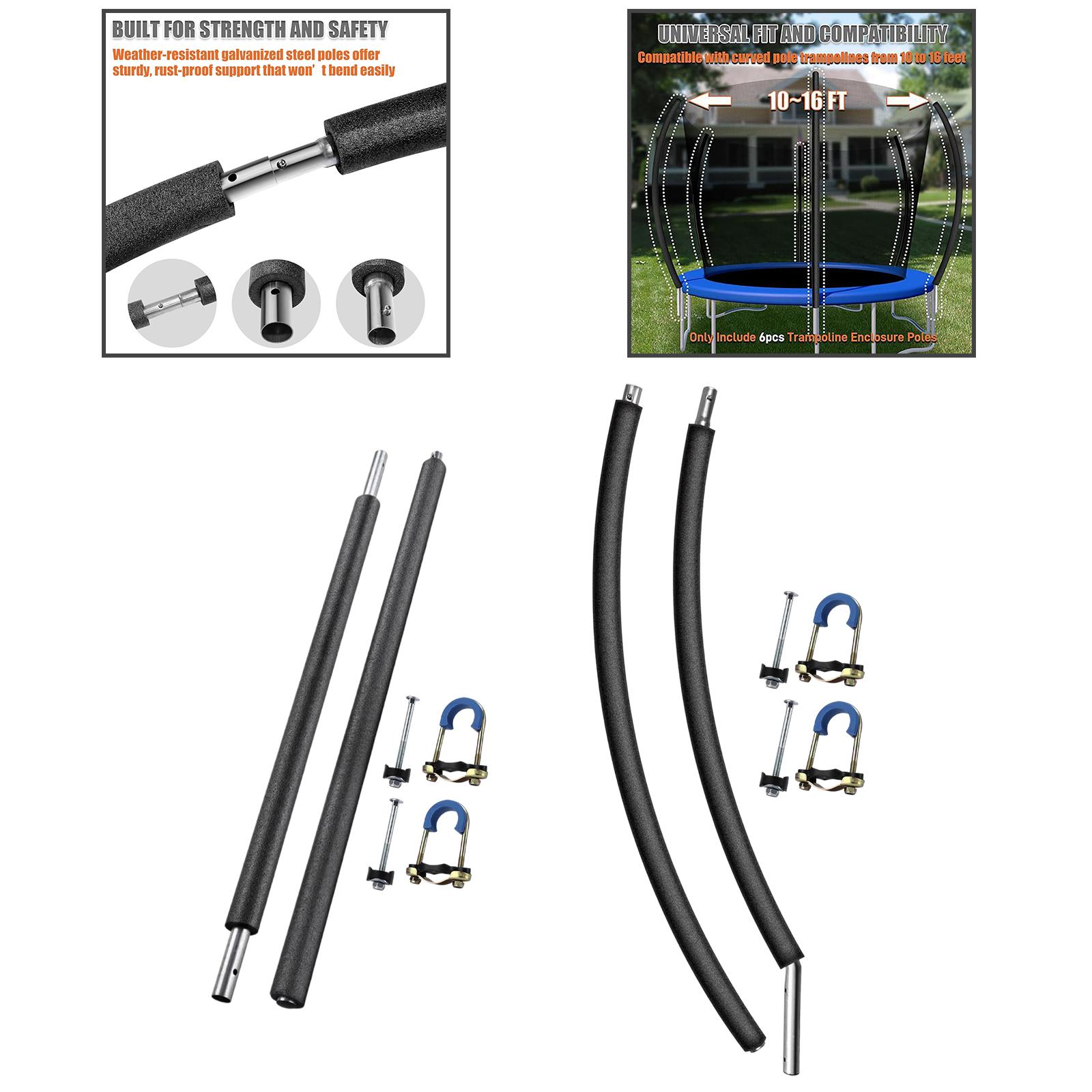 Zweiteilige Trampolin-Stangen  – Kids Outdoor Trampoline Bewertung und Preis