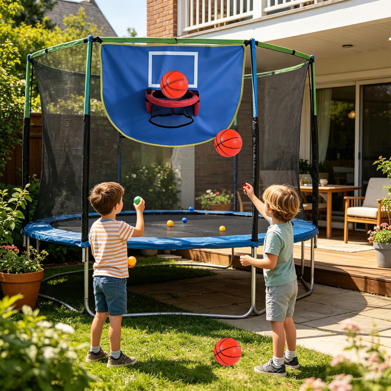 Trampolin-Basketballkorb mit P – Kids Outdoor Trampoline Bewertung und Preis