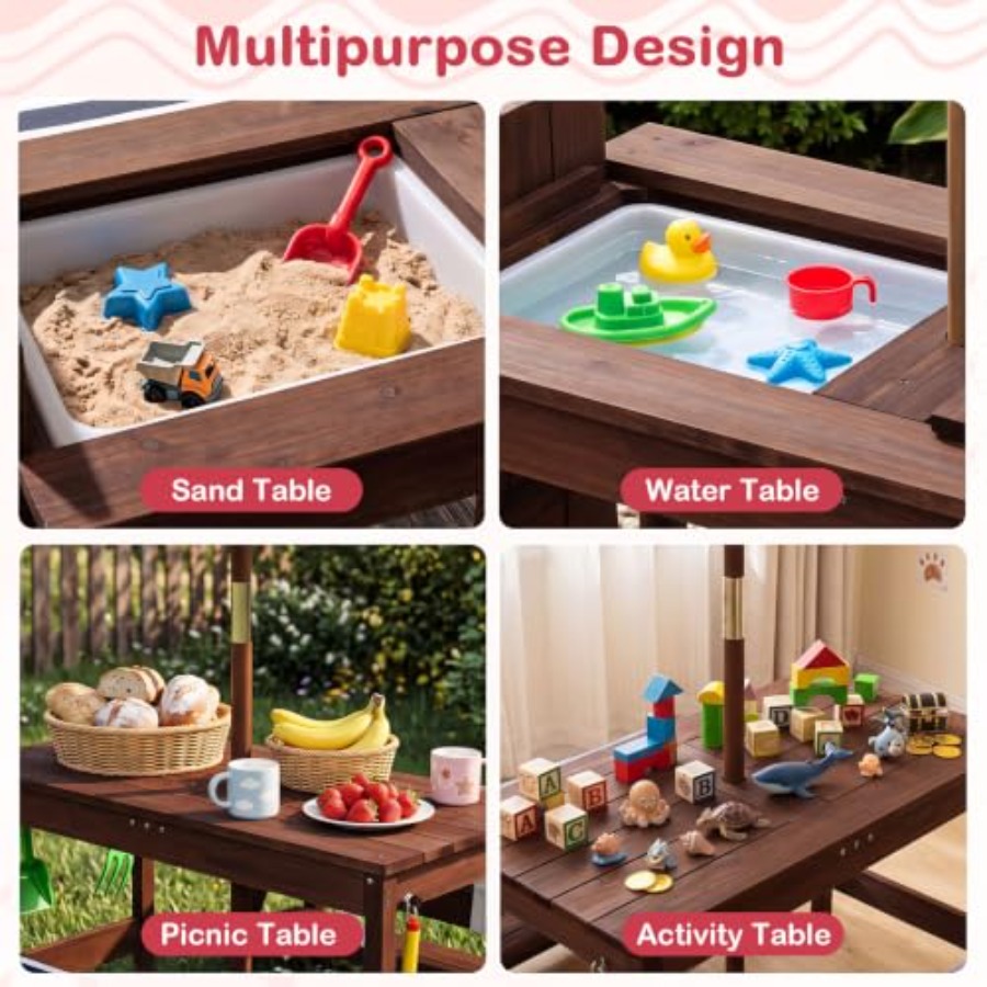 Outdoor-Kinder-Picknicktisch f – Kids Outdoor Water Bewertung und Preis