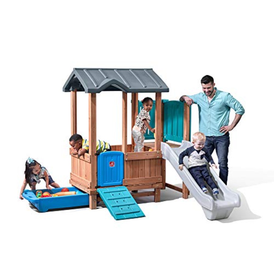 Woodland Adventure Spielhaus & – Kids Outdoor Slide Set Bewertung und Preis