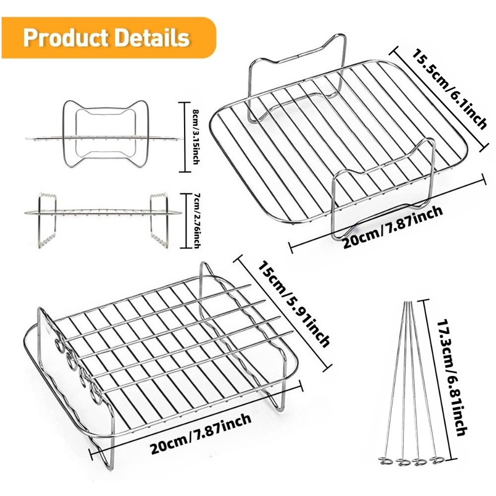 1 Satz Grillrost für Heißluftf – Kids Outdoor Ninja Equipment Bewertung und Preis