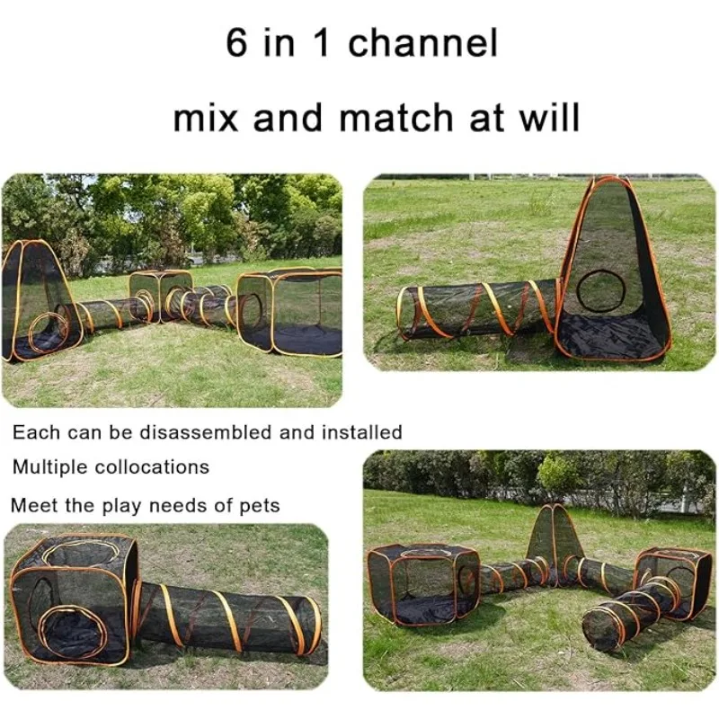 6-in-1 Katzenzelt mit Tunnel f – Outdoor Tent Playhouse Bewertung und Preis