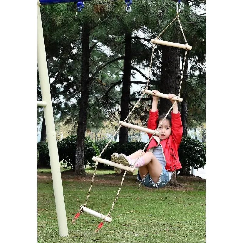 Kinder-Kletterseil-Leiter aus  – Kids Outdoor Climbing Structure Bewertung und Preis