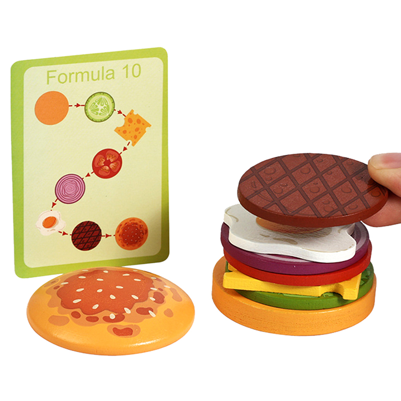 Neue hölzerne Hamburger-Sandwi – Kids Outdoor Kitchen Accessories Bewertung und Preis