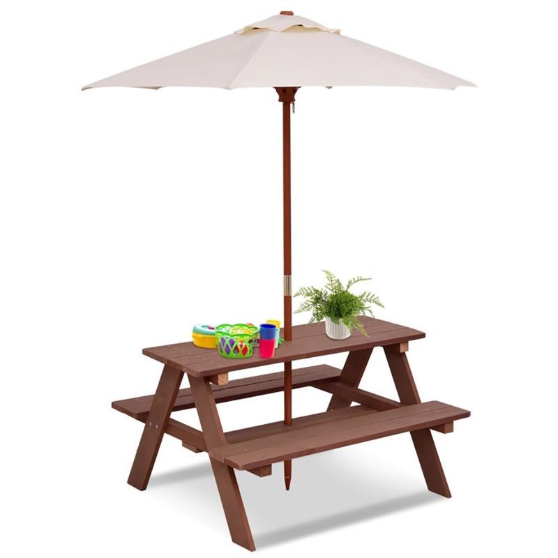 Outdoor 4-Sitzer Kinder-Pickni – Kids Outdoor Bench Table Bewertung und Preis
