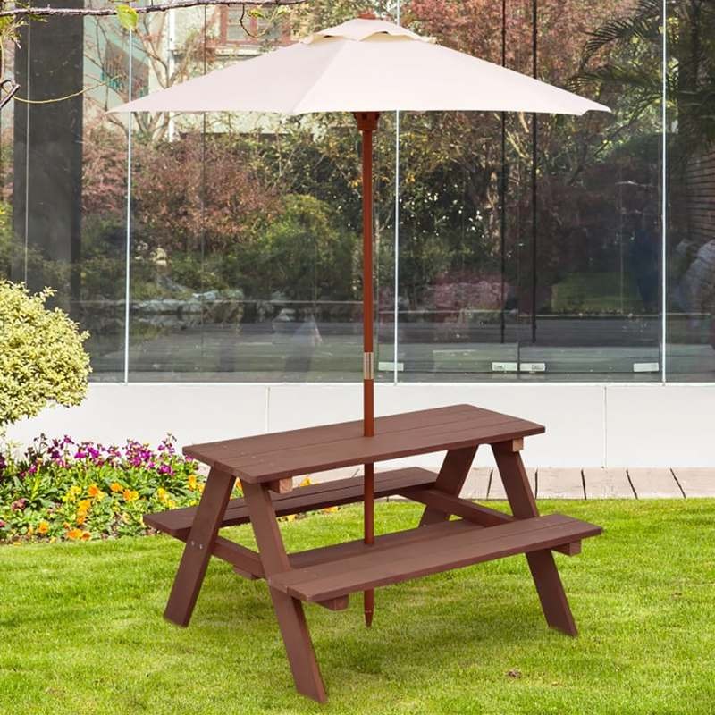 Outdoor 4-Sitzer Kinder-Pickni – Kids Outdoor Bench Table Bewertung und Preis