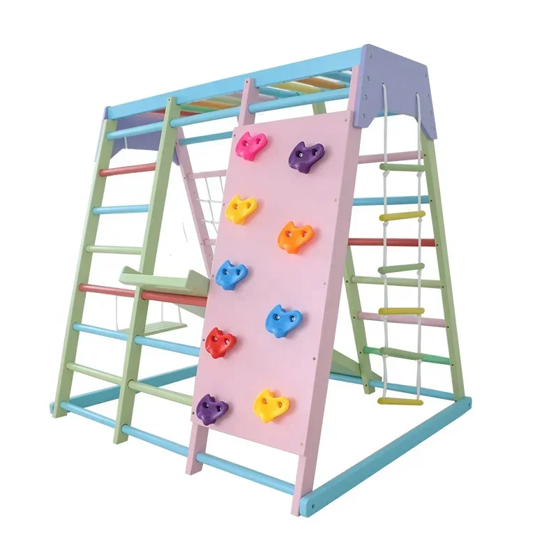 Kinder-Klettergerüst aus Holz  – Kids Outdoor Slide Set Bewertung und Preis