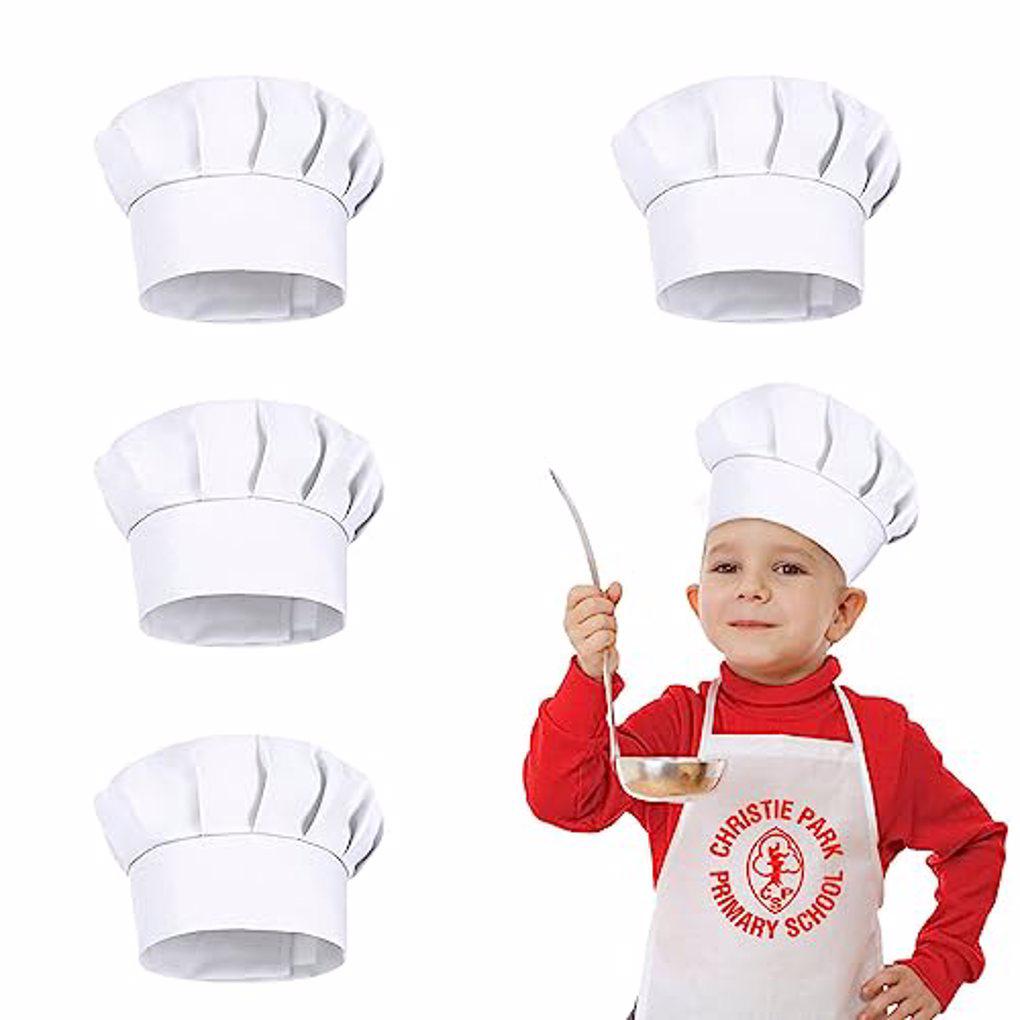 4er-Set Weiße Party-Kochmützen – Kids Outdoor Kitchen Accessories Bewertung und Preis