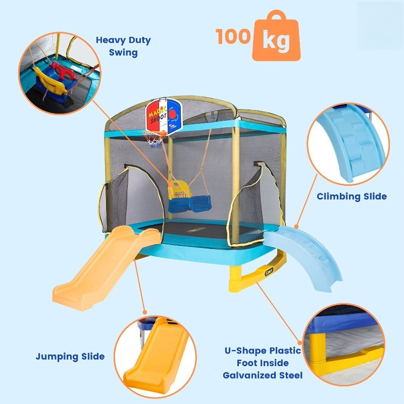 Großhandel Trampolin für Drauß – Kids Outdoor Trampoline Bewertung und Preis